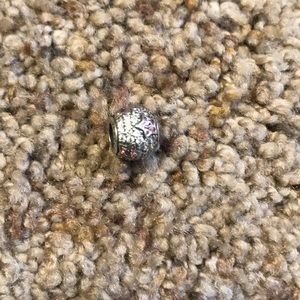Pink star pandora charm